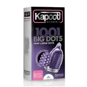 کاندوم خاردرشت کاپوت مدل BIG DOTS بسته 10 عددی