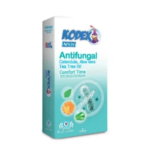 کاندوم آنتی باکتریال کدکس مدل Antifungal بسته 12 عددی