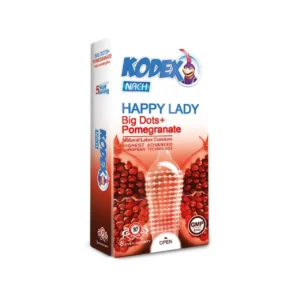 کاندوم خاردرشت تنگ کنننده کدکس مدل HAPPY LADY بسته 10 عددی